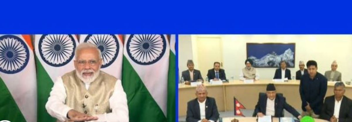 pm-oli-indian-pm-modi-jointly-inaugurate-cross-border-petroleum-pipeline